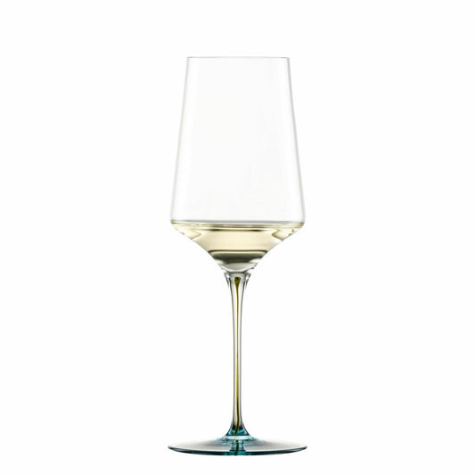 Zwiesel Glas Handmade Weißweinglas Ink, Kristallglas, Smaragdgrün, 407 ml, 123412