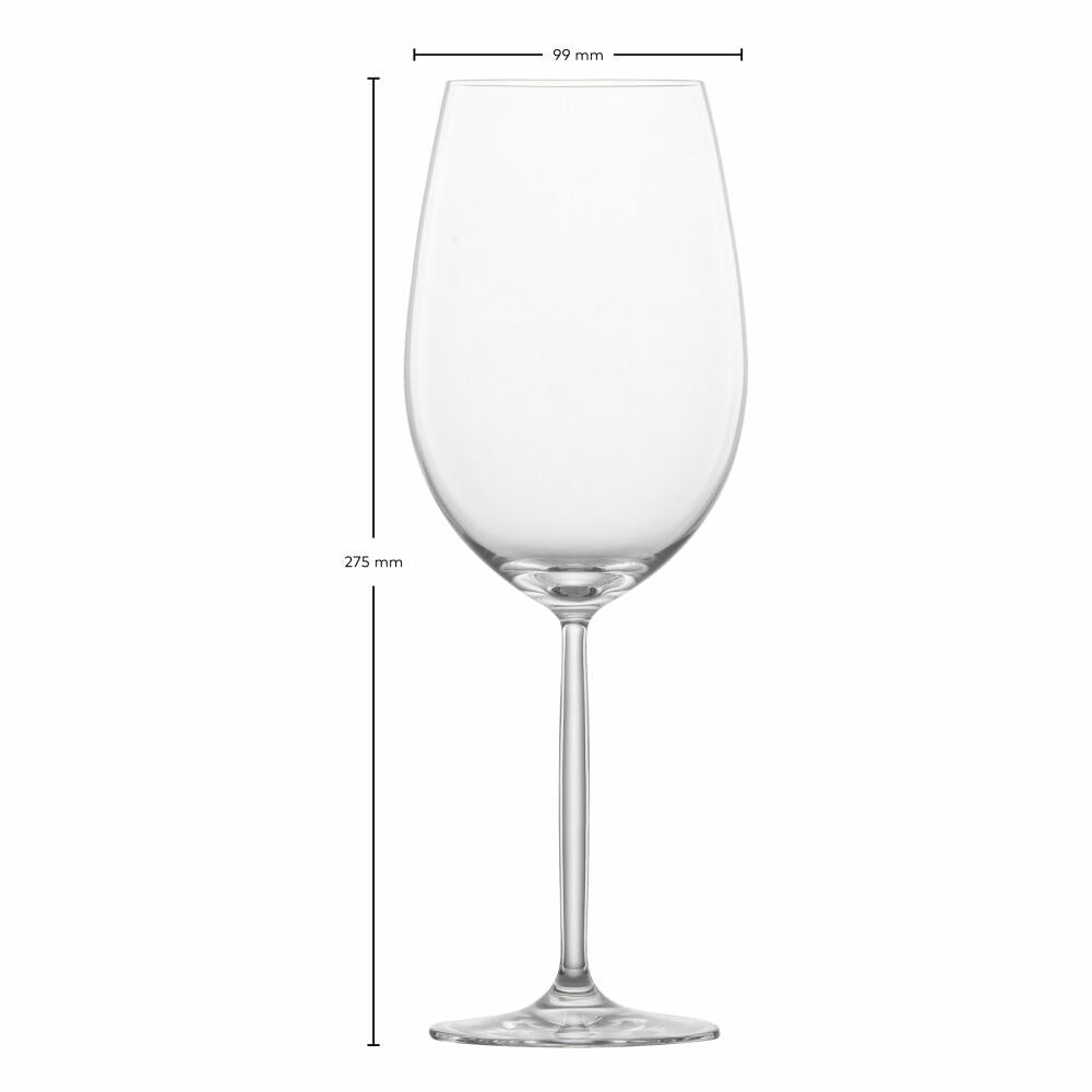 Schott Zwiesel Bordeaux Goblet Muse Set of 4, Crystal Glass, Transparent, 800 ml, 123669