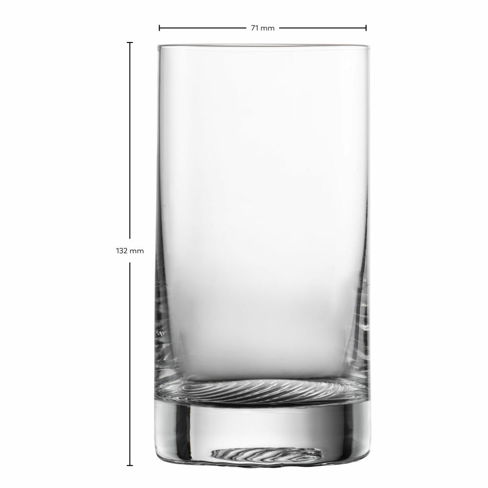 Zwiesel Glas Allround Becher Echo 4er Set, Kristallglas, Transparent, 411 ml, 123376
