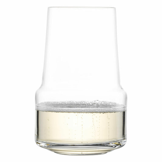 Zwiesel Glas Sekt Tumbler Level 2er Set, Kristallglas, Transparent, 412 ml, 123914