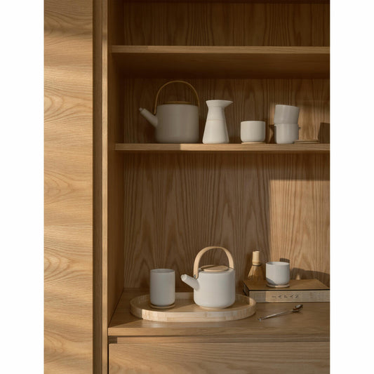 Stelton Serviertablett Theo Bamboo, Tee-Tablett, Bambus, Beige, 40.5 x 28.5 cm, X-643