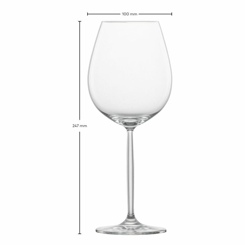 Schott Zwiesel Water Glass Muse Set of 4, Crystal Glass, Transparent, 613 ml, 123667
