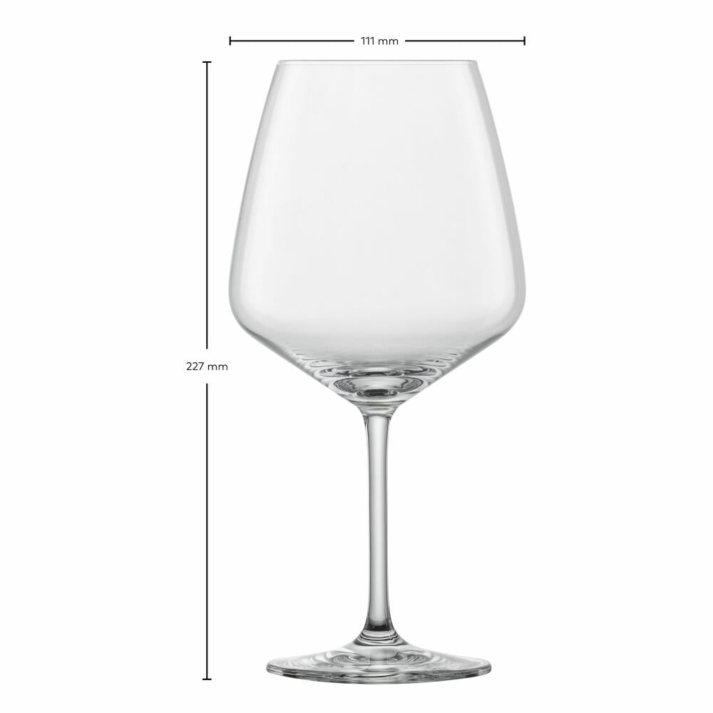 Schott Zwiesel Burgundy Glass Tulip Set of 4, Crystal Glass, Transparent, 782 ml, 123608