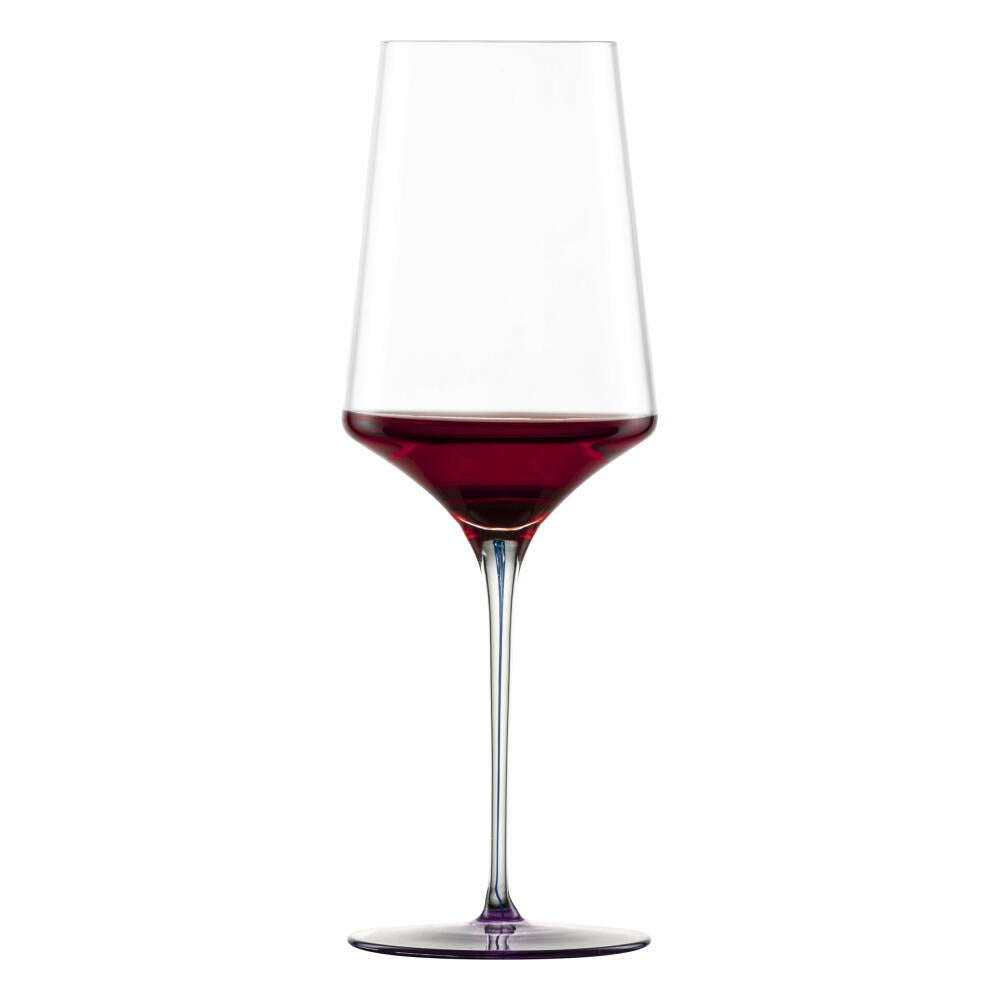 Zwiesel Glas Handmade Red Wine Glass Ink, Crystal Glass, Violet, 638 ml, 123413