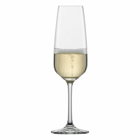 Schott Zwiesel Tulip champagne glass set of 4 with effervescence point, crystal glass, transparent, 283 ml, 123610