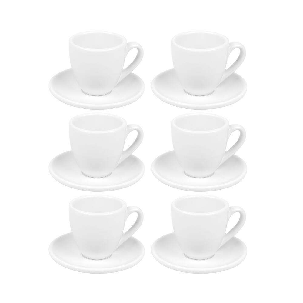 Könitz Espresso Cups Set of 6 CoffeeBar, Cups, Porcelain, White, 70 ml, 17 5 700 0003