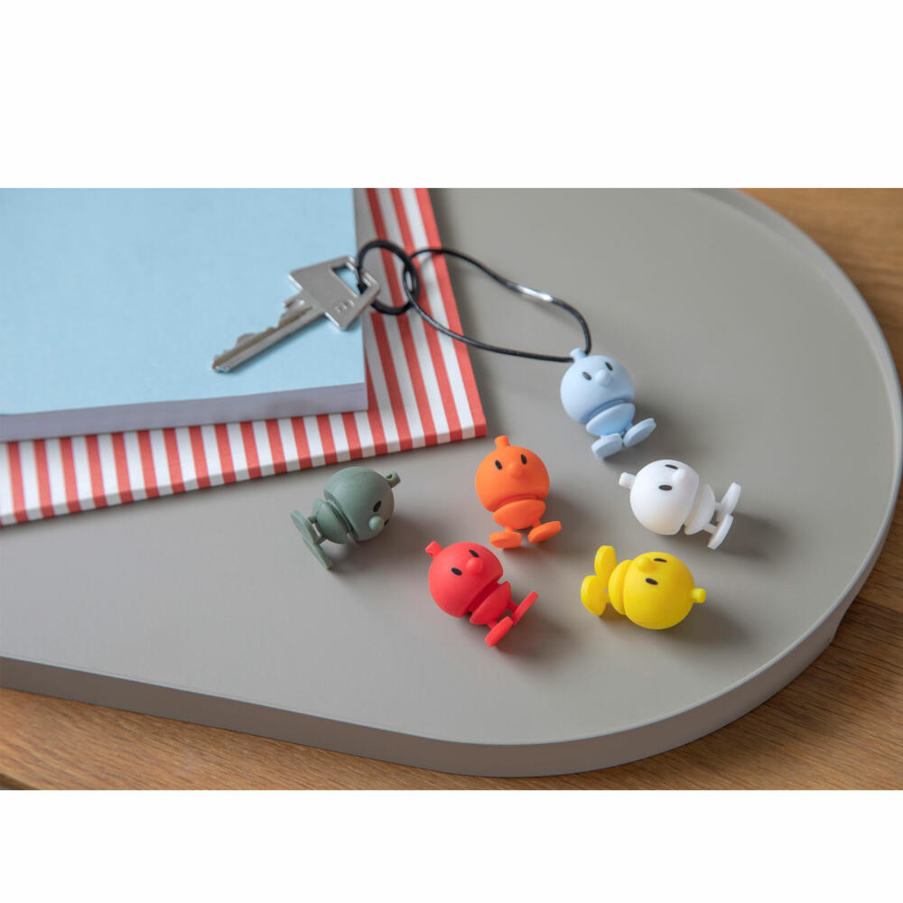 Hoptimist Schlüsselanhänger Bumble Blue, Anhänger, Silikon, Blau, 3 cm, 32290