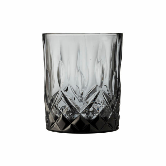 Lyngby Glas Whiskyglas Sorrento Smoke 4er Set, Tumbler, Glas, Grau, 320 ml, 31488