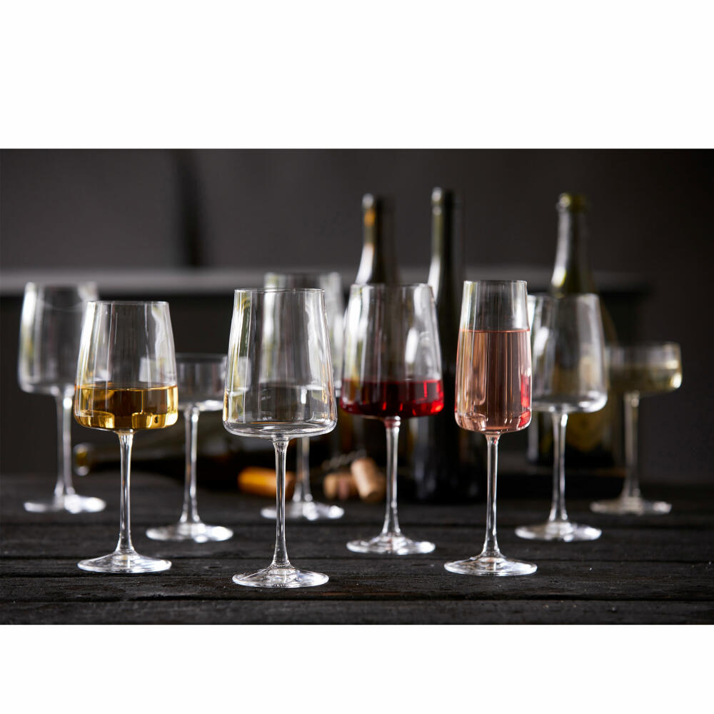 Lyngby Glas Champagnerglas Zero 4er Set, Kristallglas, Klar, 300 ml, 12268