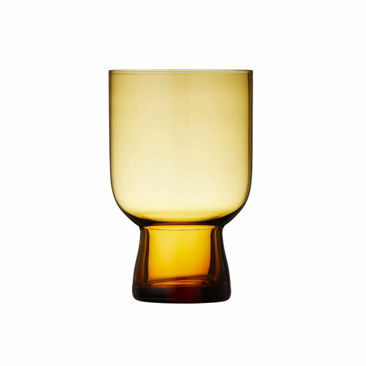 Lyngby Glas Wasserglas Sorrento Amber 4er Set, Becher, Glas, Braun, 300 ml, 32748
