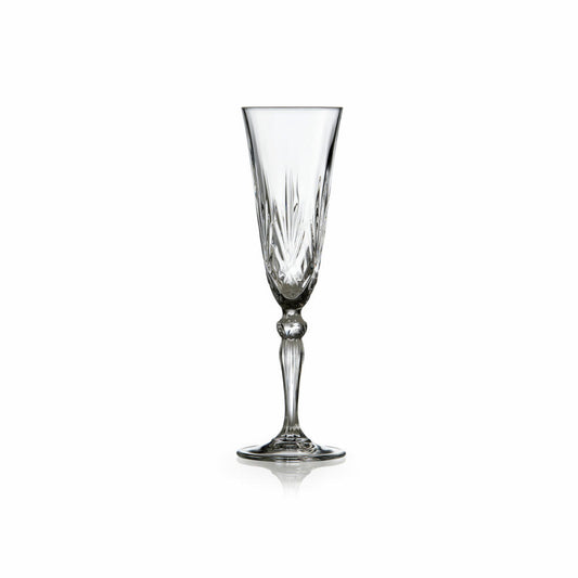 Lyngby Glas Champagnerglas Melodia 4er Set, Kristallglas, Klar, 160 ml, 916096