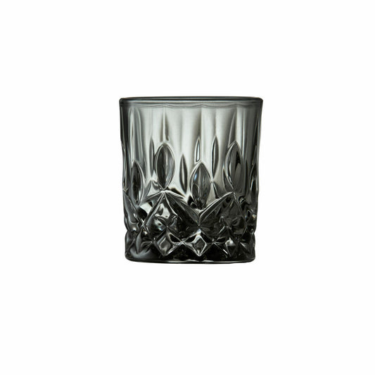Lyngby Glas Messglas Sorrento Smoke 4er Set, Messbecher, Glas, Grau, 40 ml, 32021