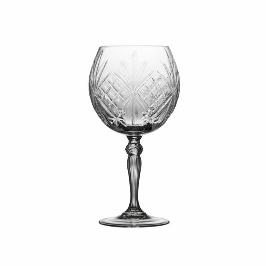 Lyngby Glas Gin & Tonic Glas Melodia 4er Set, Kristallglas, Transparent, 650 ml, 33654