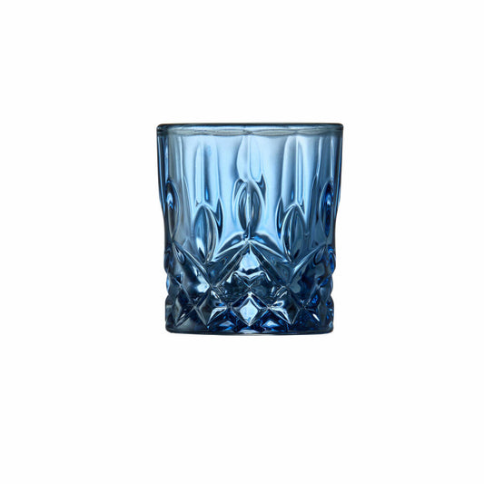 Lyngby Glas Messglas Sorrento 4er Set, Messbecher, Glas, Blau, 40 ml, 32011