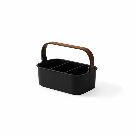 Umbra Organizer Bellwood, with removable dividers, ABS, wood, black, walnut, 29 x 17 x 20 cm, 1019941-048