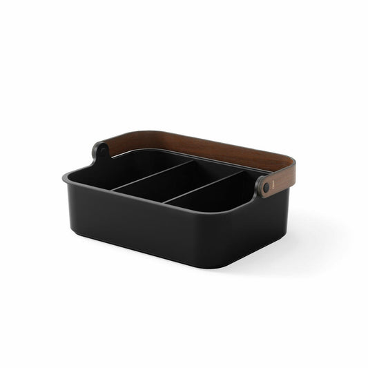 Umbra Organizer Bellwood, with removable dividers, ABS, wood, black, walnut, 37 x 27 x 25 cm, 1019942-048