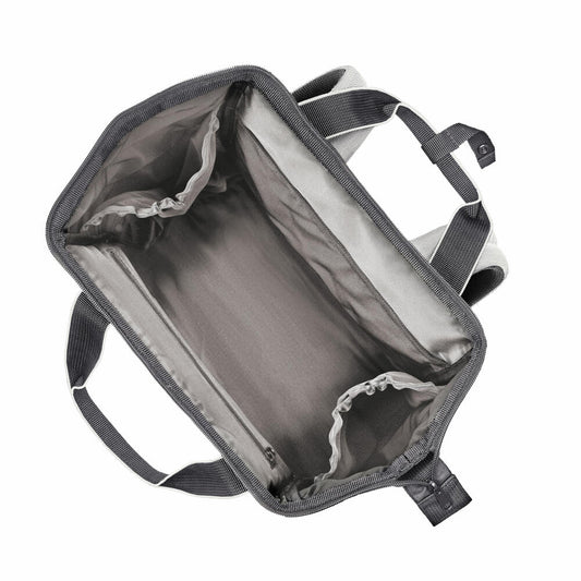 reisenthel allrounder R Large,, backpack, carrying bag, bag, polyester fabric, Herringbone Grey, 23 L, JS7074