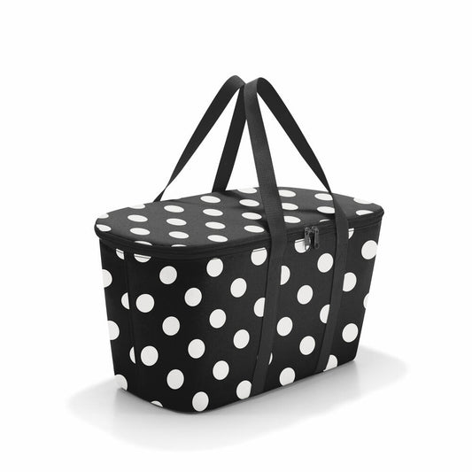 reisenthel coolerbag, cool bag, insulated bag, thermal bag, Dots White, 20 L, UH7073