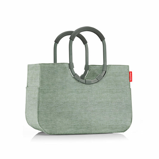reisenthel loopshopper L, shopping bag, carrying bag, bag, Frame Twist Sage, 25 L, OR5049