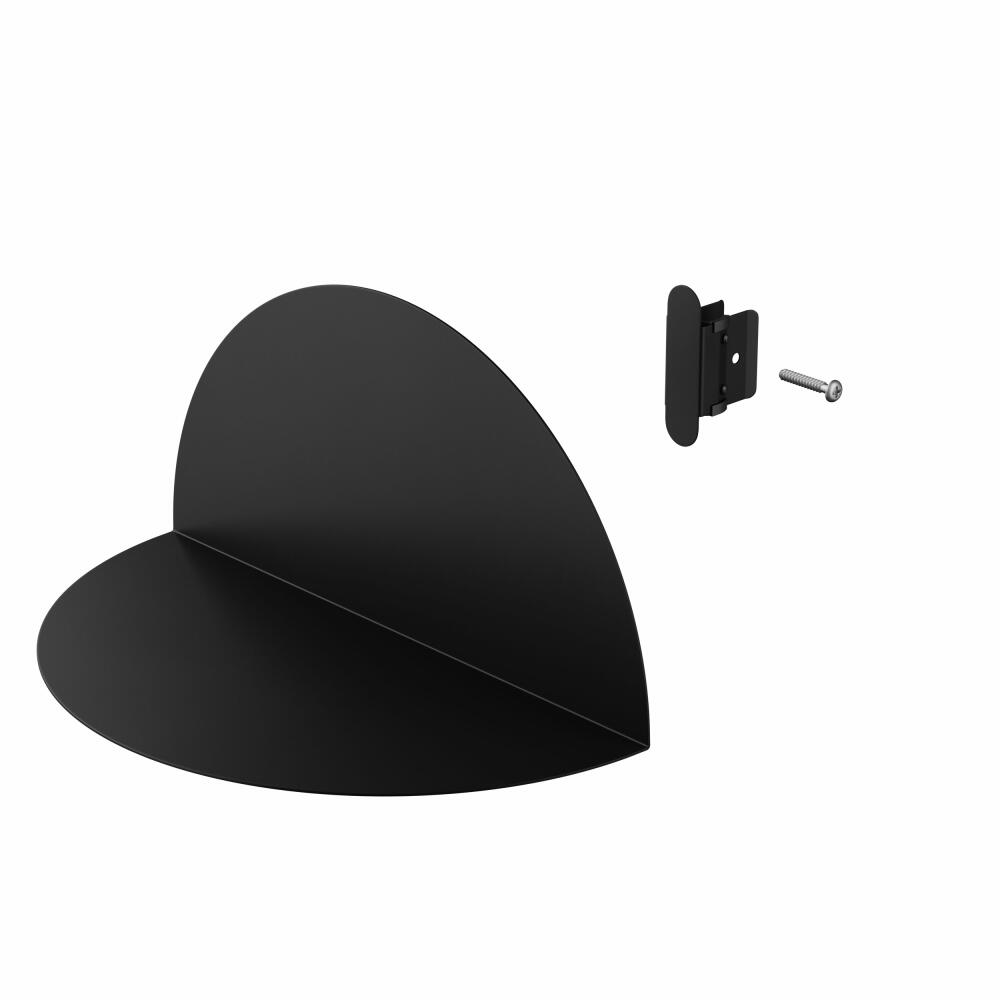 Umbra Solis wall shelf with 4 shelves, steel, black, 204 cm, 1021262-040