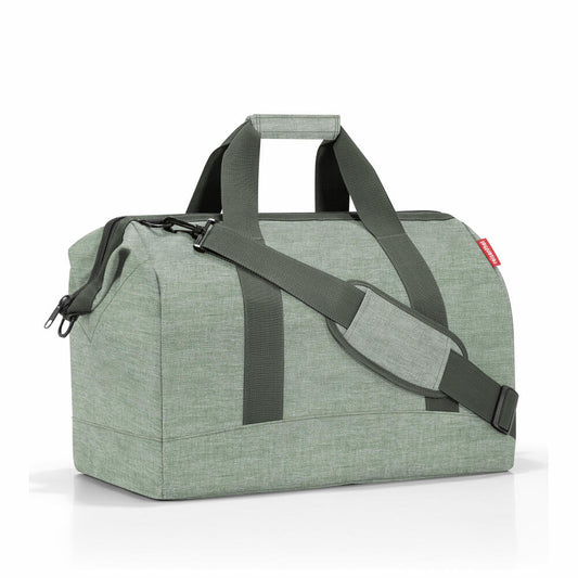 reisenthel allrounder L, travel bag, sports bag, doctor's bag, bag, polyester fabric, Twist Sage, 30 L, MT5048