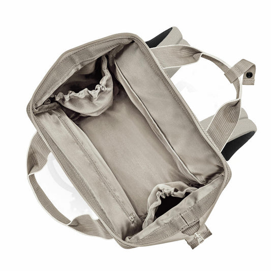 reisenthel allrounder R, backpack, carrying bag, bag, polyester fabric, Herringbone Sand, 12 L, JR6049