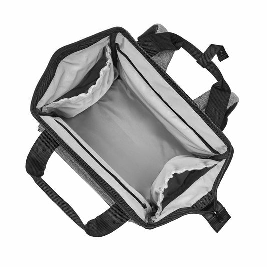 reisenthel allrounder R Large,, backpack, carrying bag, bag, polyester fabric, Twist Silver, 23 L, JS7052