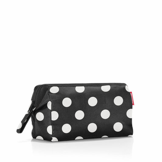 reisenthel travelcosmetic, beauty case, toiletry bag, toiletry bag, cosmetic bag, Dots White, 4 L, WC7073