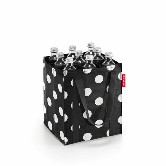 reisenthel bottlebag, for 9 bottles, bottle bag, bottle storage, Dots White, ZJ7073