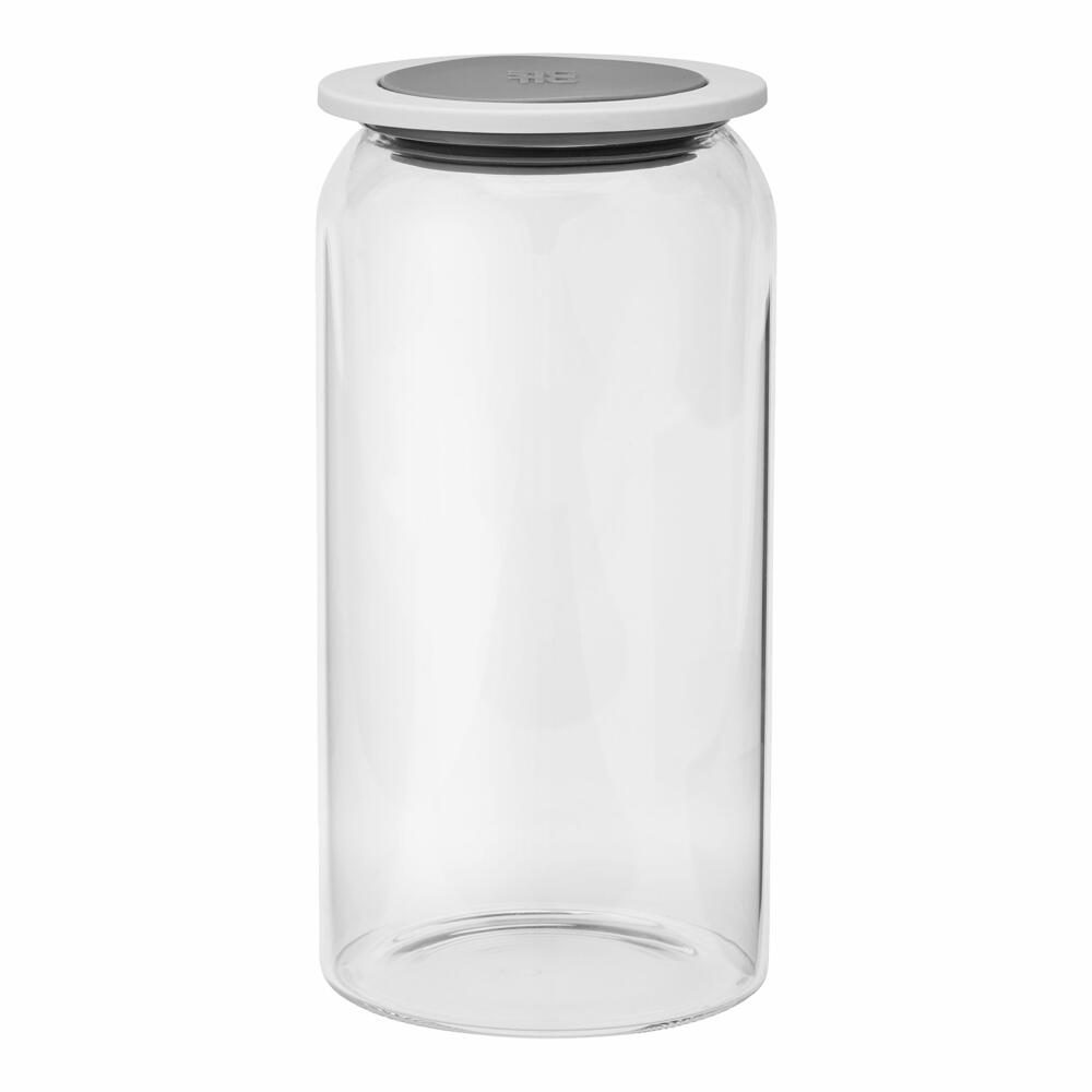 Rig-Tig GOODIES storage jar with lid, storage jar, storage container, preserving jar, glass, 1.5 L, Z00167