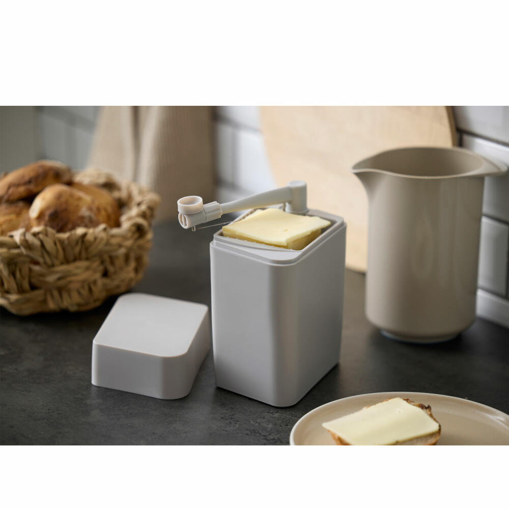 Rosti Käsebox Classic Humus, Käseschneider, Kunststoff, Braun, 34007