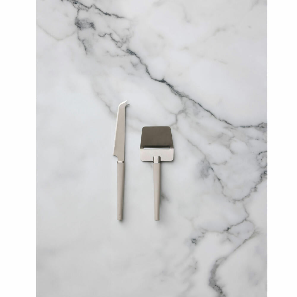 Rosti Käse-Set Emma Humus 2-tlg., Käsemesser, Käsemesser, PP-Kunststoff, Braun, 34064