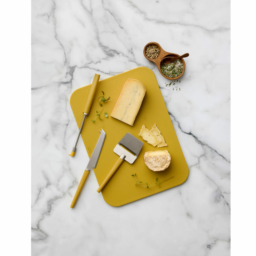 Rosti Käse-Set Emma Curry 3-tlg., Käseschneider, PP-Kunststoff, Gelb, 32547