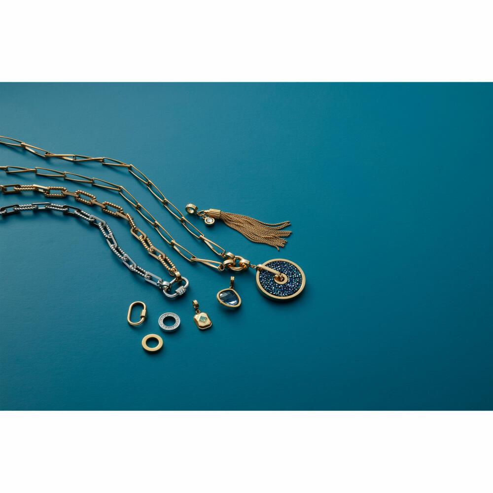 Leonardo Jewels pendant gold Pietra Clip&Mix, jewelry pendant, necklace pendant, stainless steel IP gold, zirconia, 024405