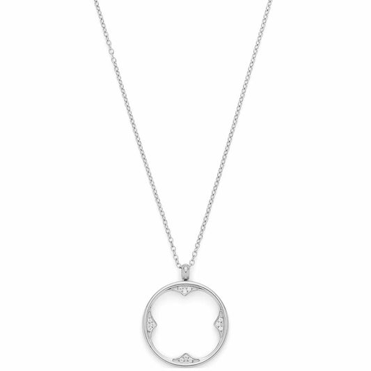 Leonardo Jewels Necklace 60 Campagnola CIAO, Chain, Jewelry Chain, Fashion Jewelry, Stainless Steel, Glass Stones, 024460