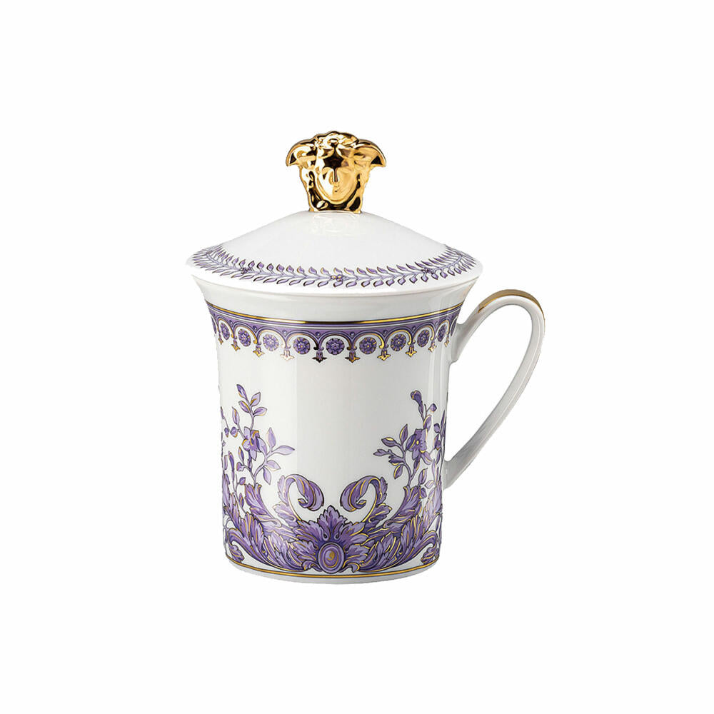 Rosenthal Versace Becher mit Deckel 30 Years Collection Grand Divertissement, Porzellan, 350 ml, 19315-403625-28700