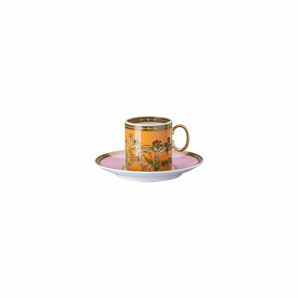 Rosenthal Versace espresso cup 2-piece. Le jardin de Versace, porcelain, 100 ml, 19335-409609-14715