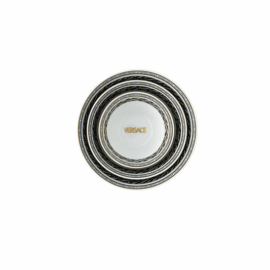 Rosenthal Versace Bowl-Set 4-tlg. La Greca Signature Black, Porzellan, 19335-403765-28718