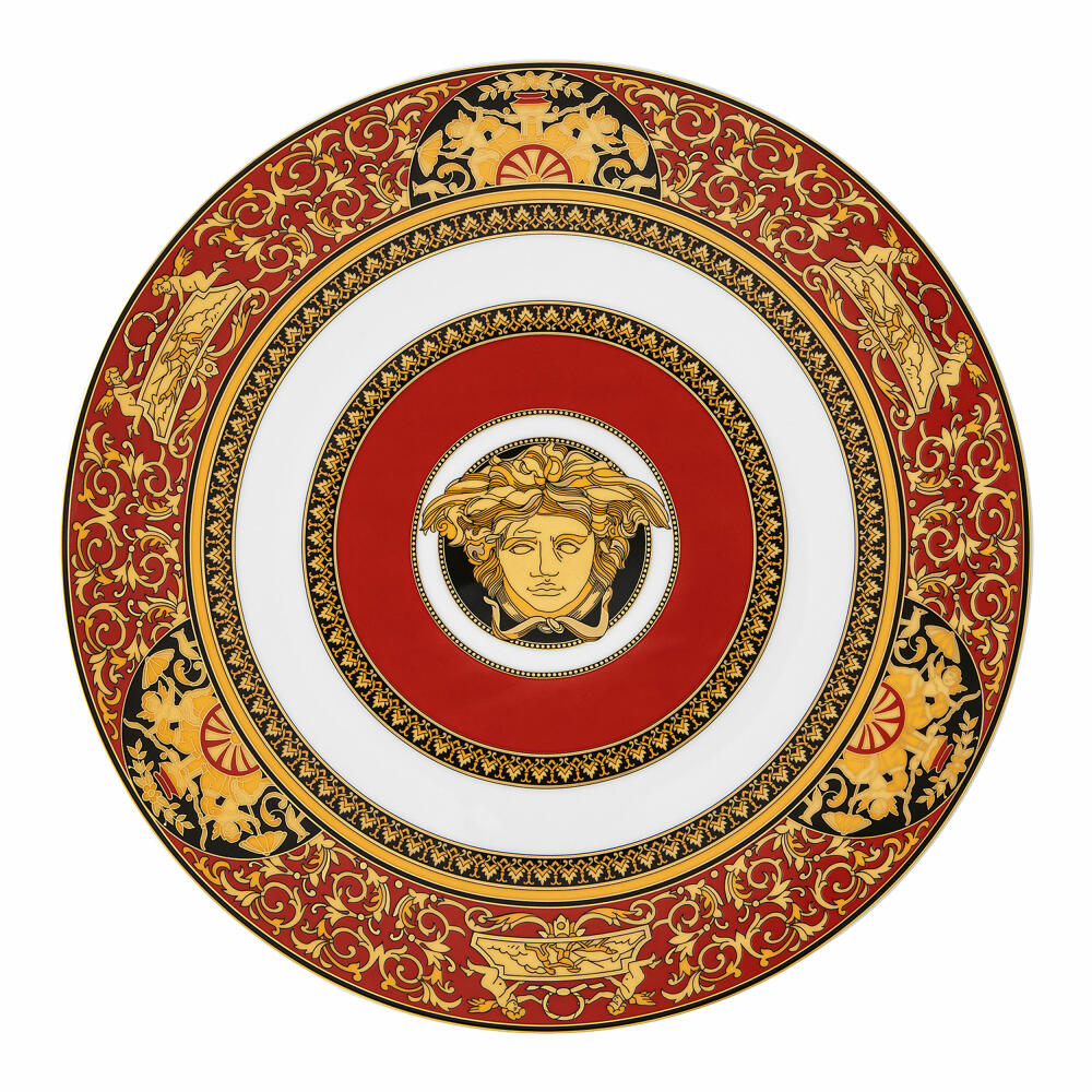 Rosenthal Versace Platzteller Medusa, Porzellan, 33 cm, 19335-409605-10263