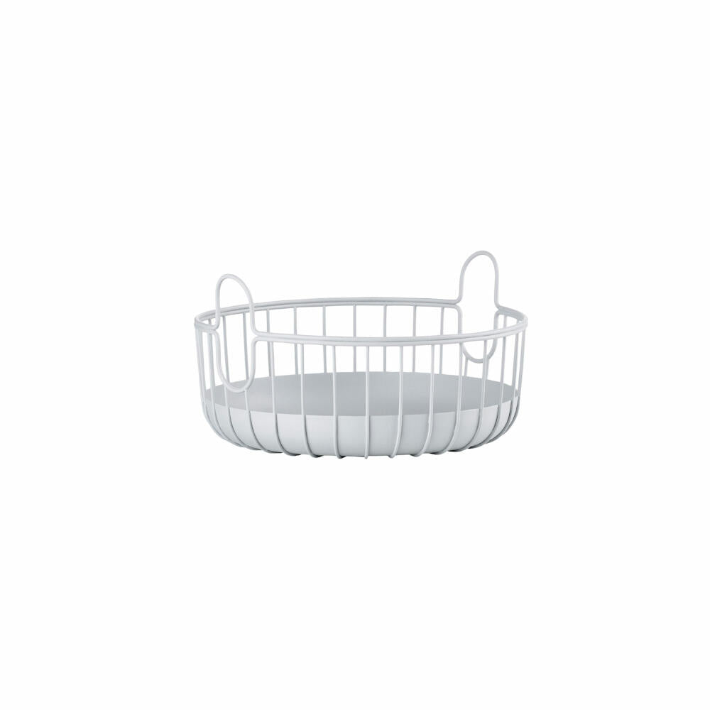 Zone Denmark basket Inu Soft Grey, storage basket, steel, grey, 22 x 8 cm, 33562