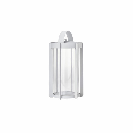 Zone Denmark Laterne Firefly Soft Grey, Windlicht, Stahl, Grau, 35 cm, 32316