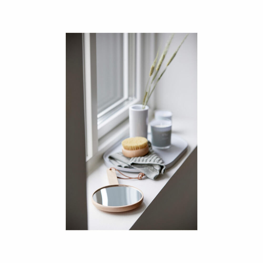 Zone Denmark Make-Up Mirror Inu, Cosmetic Mirror, Beechwood, Natural, 26.7 cm, 25550