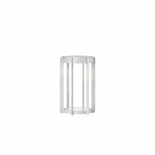 Zone Denmark LED-Laterne Firefly Soft Grey, Leuchte, Aluminium, Grau, 30 cm, 32314