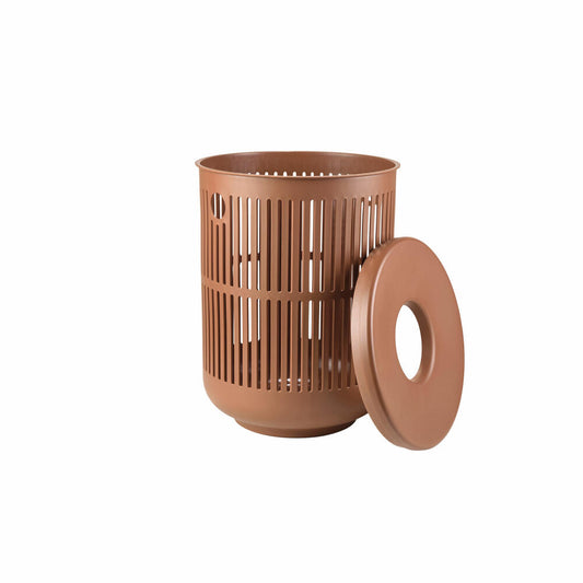 Zone Denmark Wäschekorb Ume Terracotta, Wäschetonne, PP-Kunststoff, Rot, 60 L, 31549