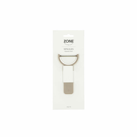 Zone Denmark Gemüseschäler Singles Soft Taupe, PP-Kunststoff, Edelstahl, Braun, 29622