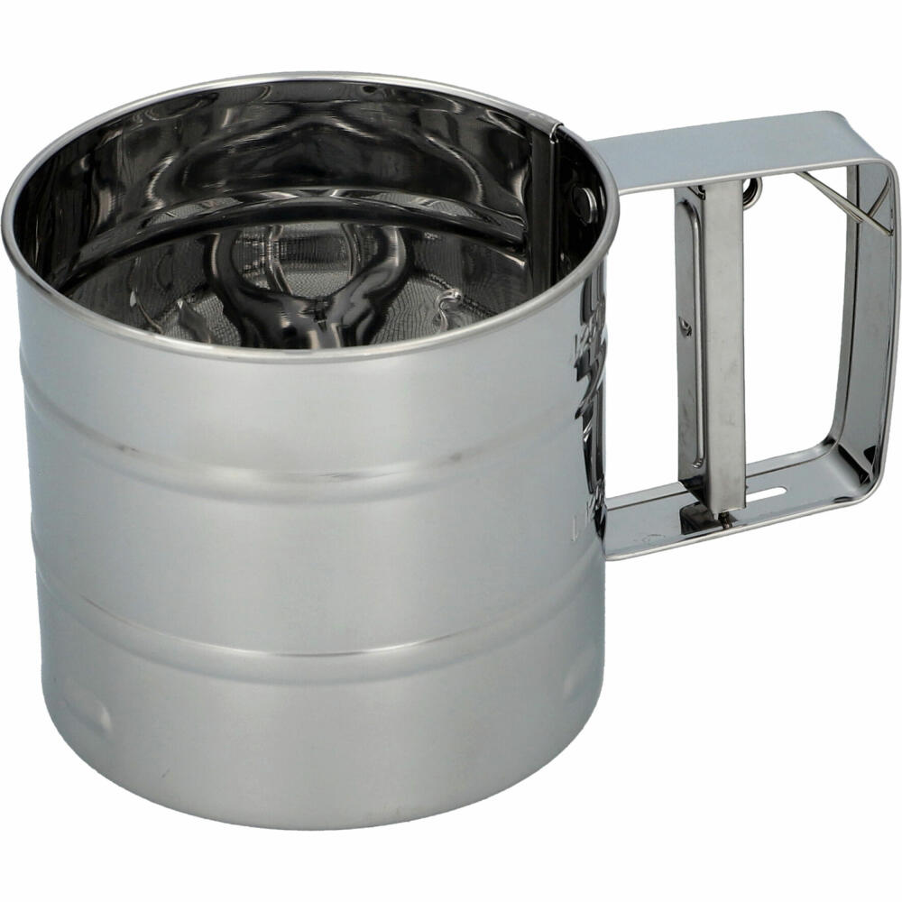 Birkmann Bakers Best Mehl- und Puderzuckersieb, Mehlsieb, Haushaltssieb, Küchensieb, Edelstahl, Ø 10 cm, 424586