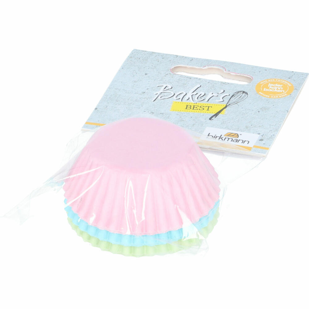 Birkmann Bakers Best Papierbackförmchen, 75 Stück, Muffinbackförmchen, Backförmchen, Papier, Weiß, Ø 4.5 cm, 424708