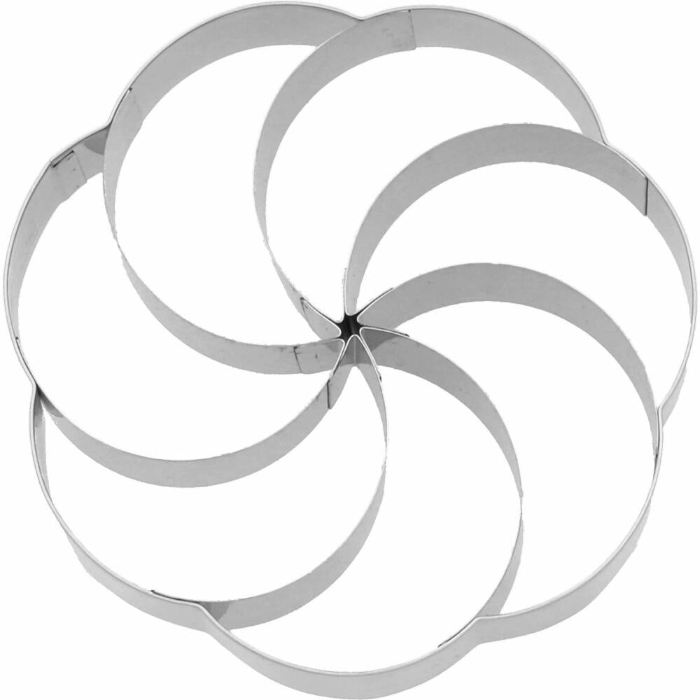 Birkmann Ausstechform Kipferlkranz, Ausstecher, Plätzchenform, Keks, Plätzchen, Edelstahl, 10 cm, 189966