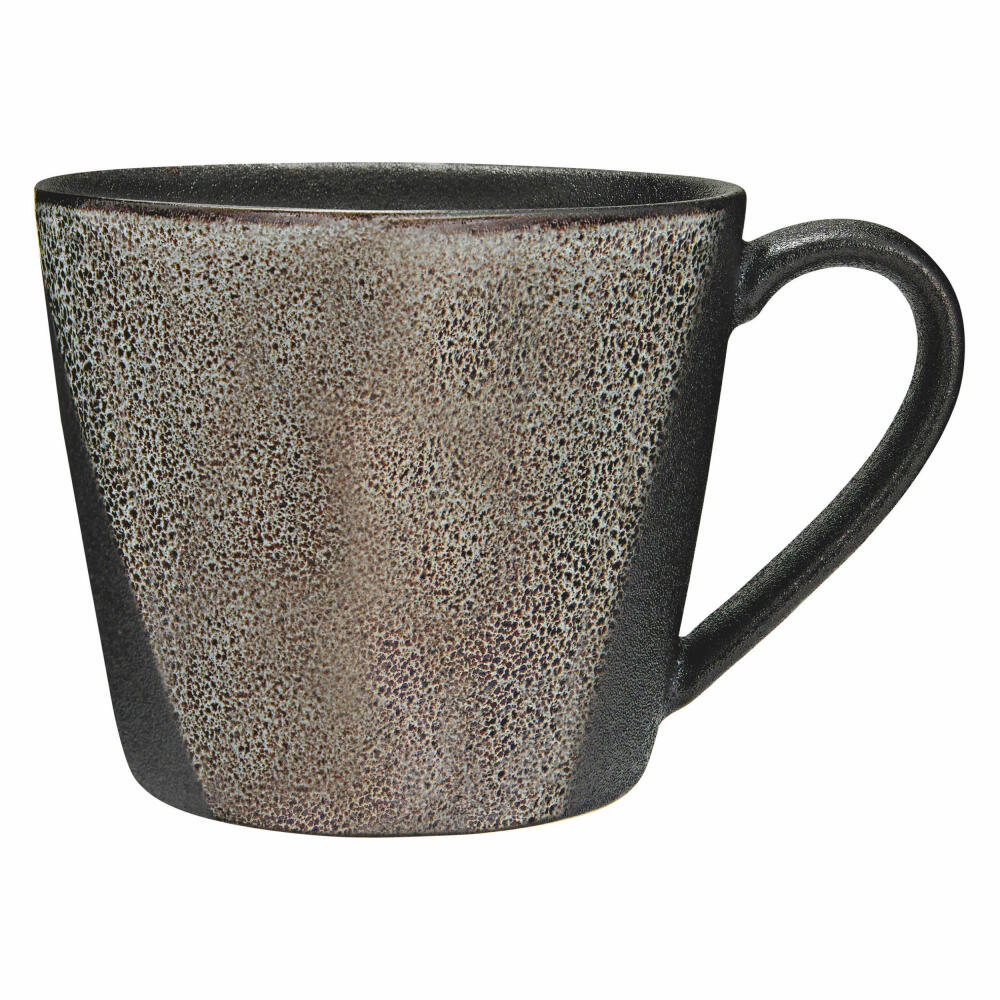 Maxwell & Williams Becher Umi kegelförmig, Tasse, Porzellan, Grau-Schwarz, 420 ml, AX0592