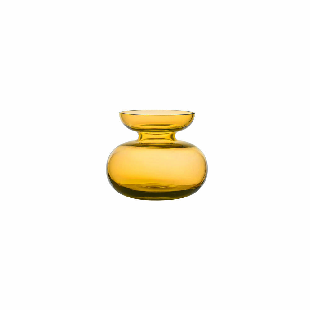 Zone Denmark Vase Inu Amber, Blumenvase, Dekovase, Glas, Braun, 9 cm, 33609